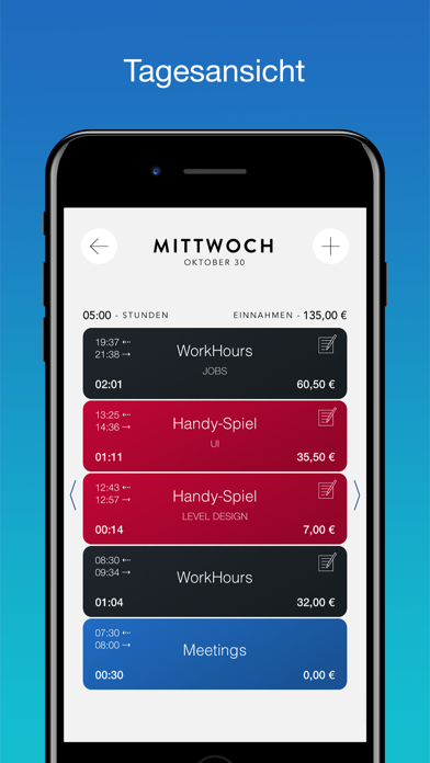 WorkHours: Zeiterfassung — Screenshot 7
