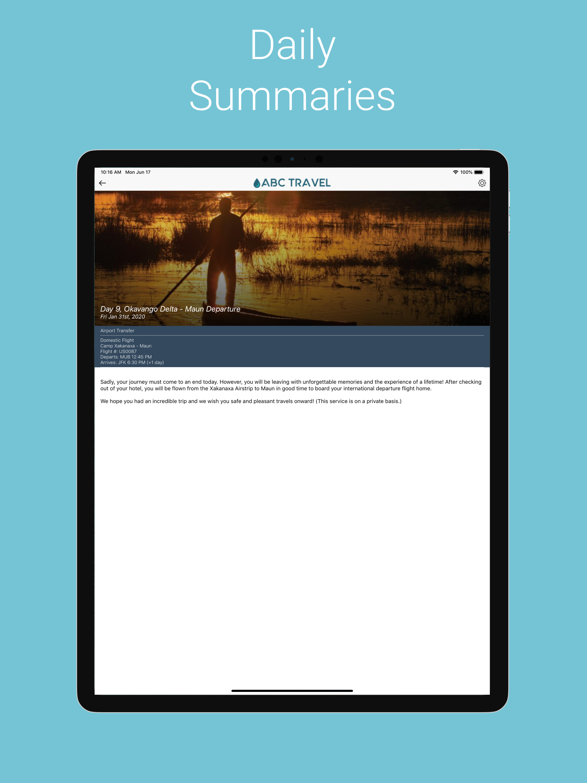 Oasis Travel App screenshot 7