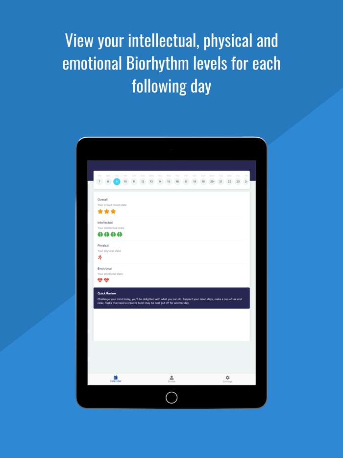 Moodum - Biorhythm Tracker