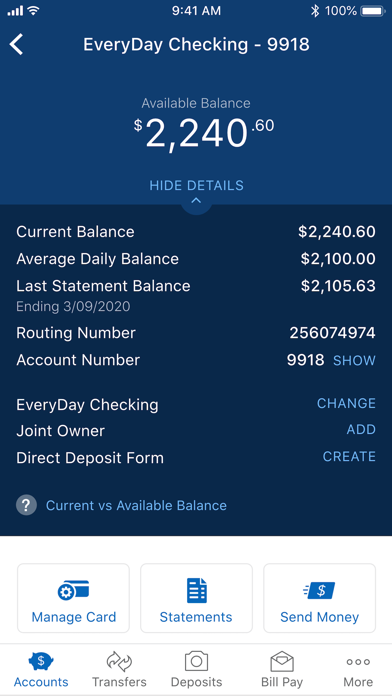 App screenshot