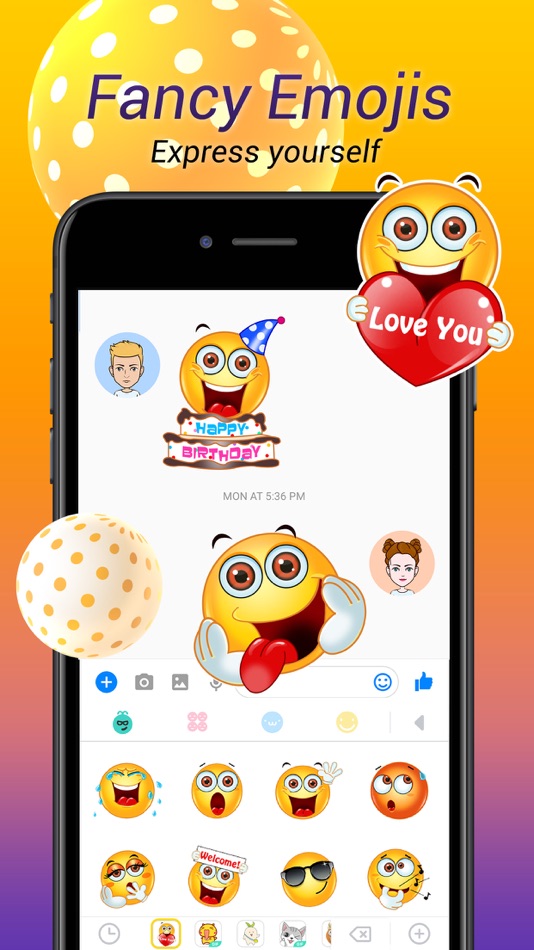 #2. Avatar Keyboard-Themes, Emojis (iOS) Podle: Joali Holdings Limited