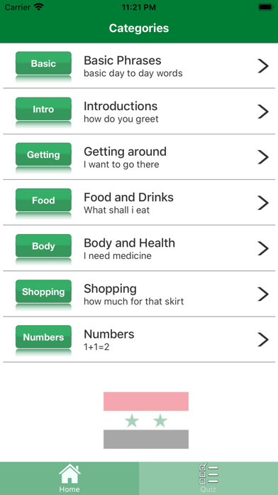 Screenshot #2 pour Learn Arabic Syrian Dialect Ea