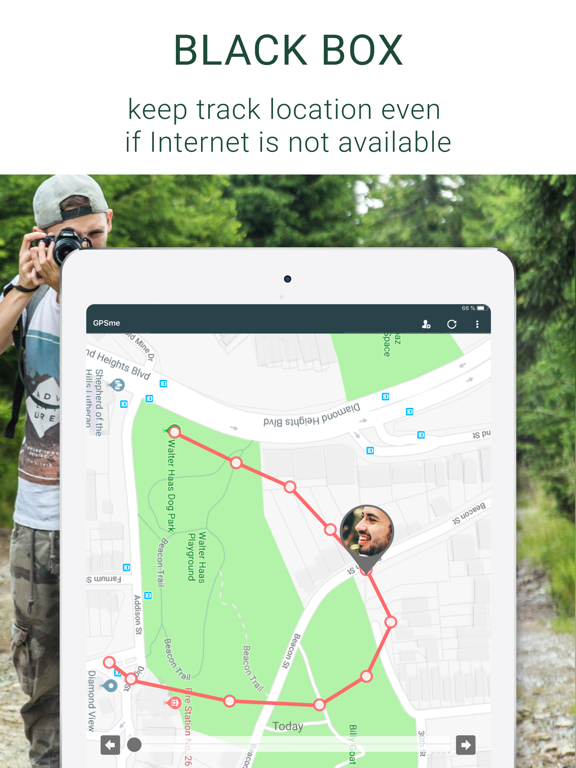 GPSme Friends & Family Locator iPad screenshot 2 - Lifestyle app