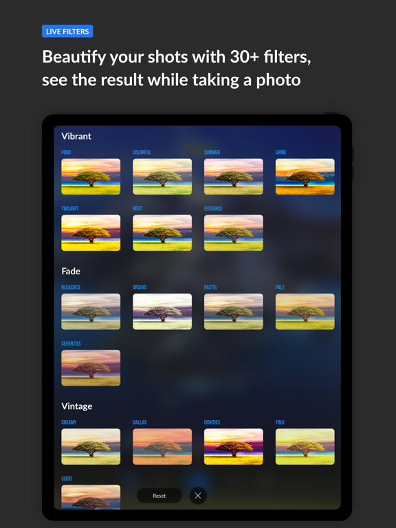 Pixel+ Camera iPad screenshot