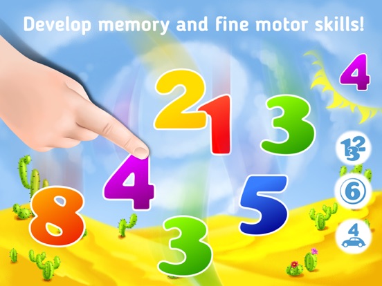 123 Learning numbers games 2+ iPad screenshot