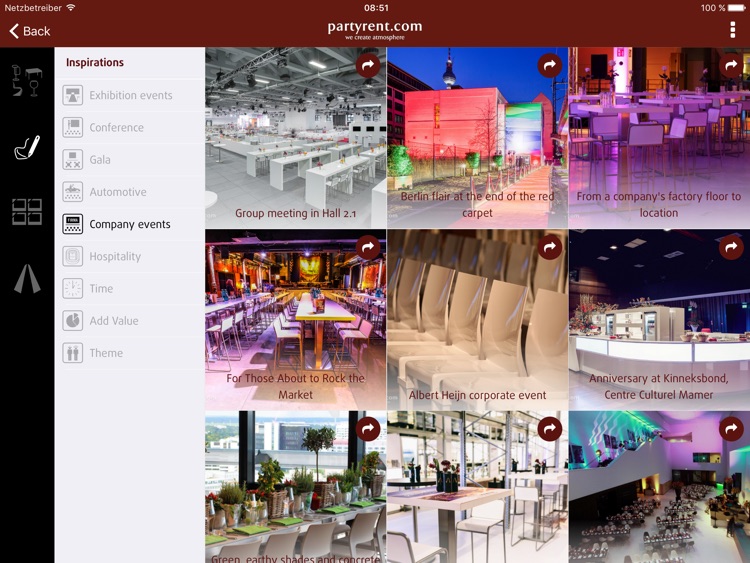 Party Rent Inspirations