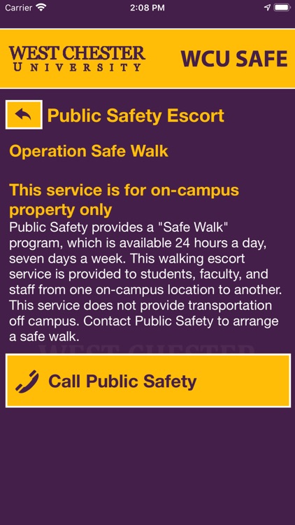 WCU SAFE screenshot-3
