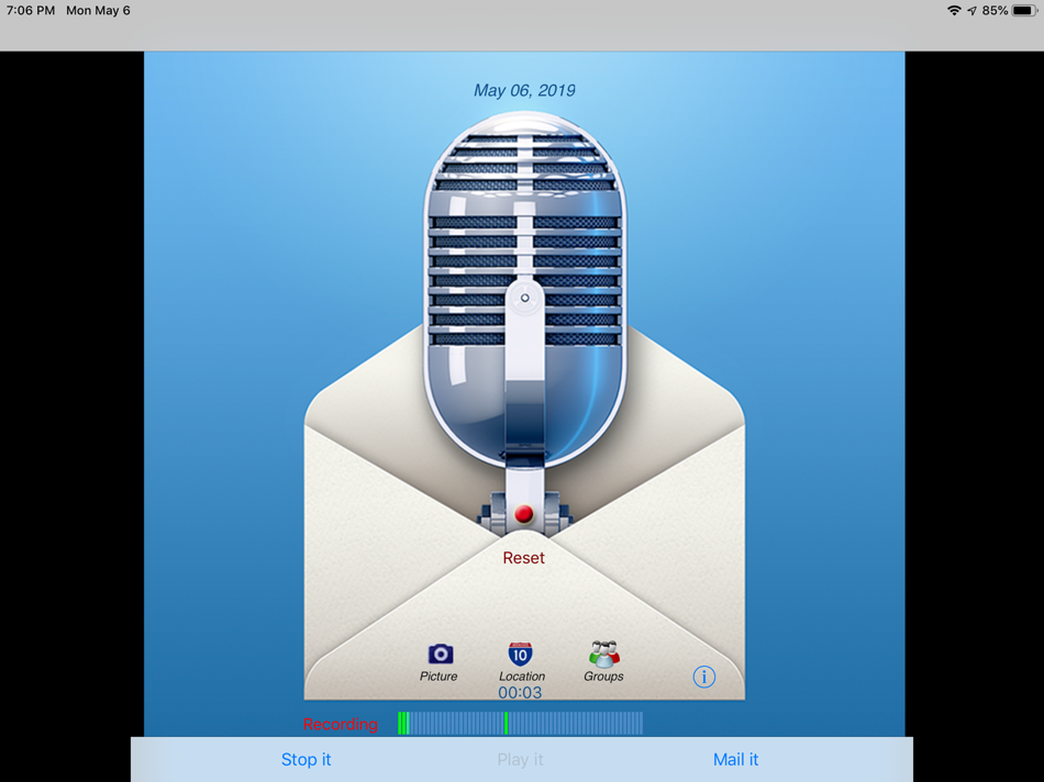 Say it & Mail it Pro Recorder - 10.3 - (iOS)