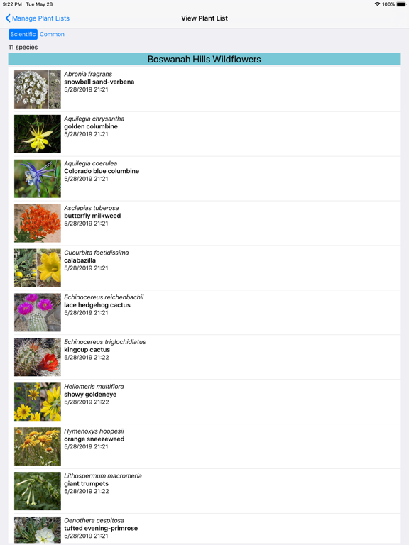 New Mexico Wildflowers iPad screenshot 7 - Education app