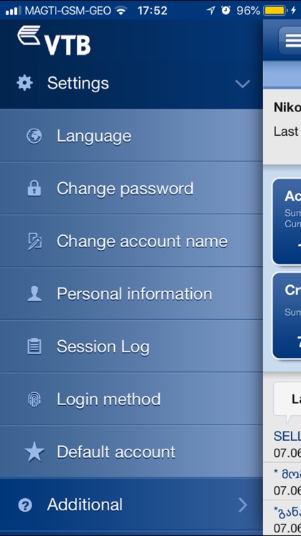 Vtb Bank Georgia Mobile Bank By Vtb Bank Georgia