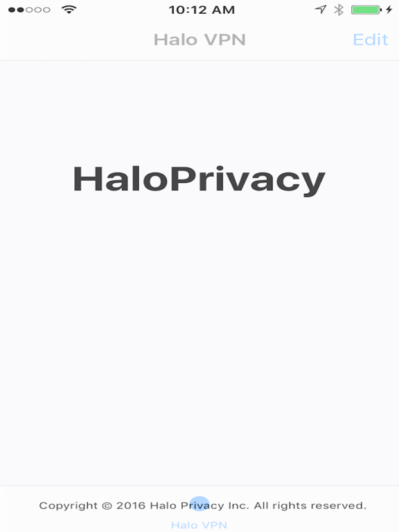 Halo Private Network