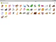 sweet animal cartoon stickers iPad Captures Décran 1