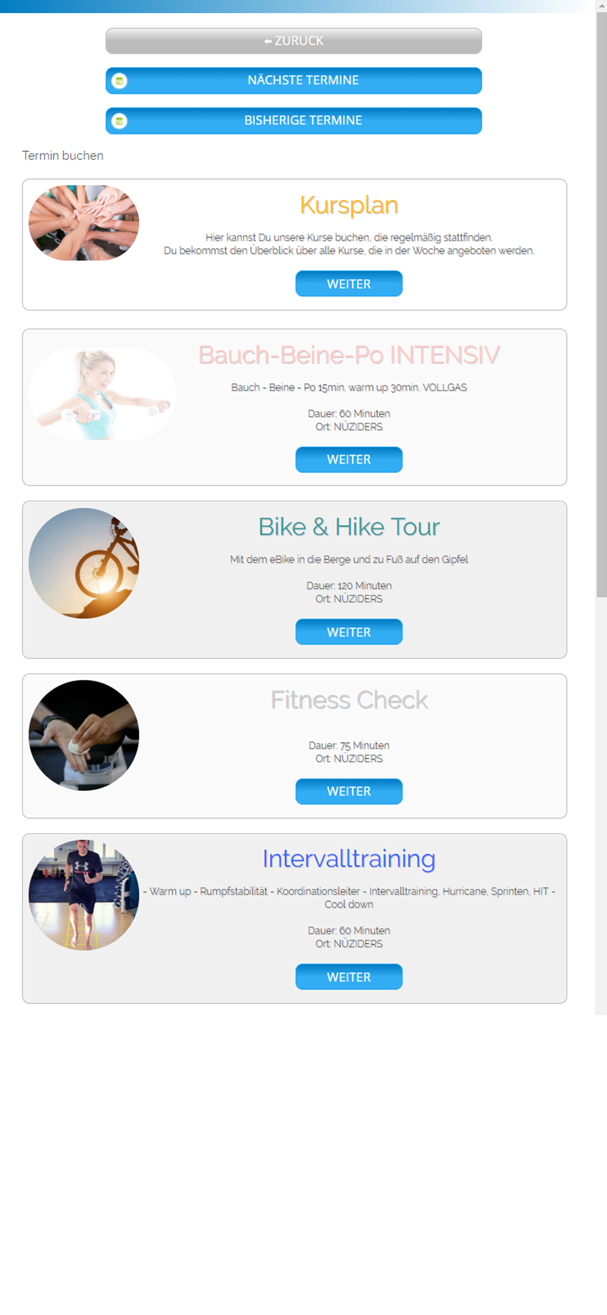 Berlinger Fitness Training screenshot 2