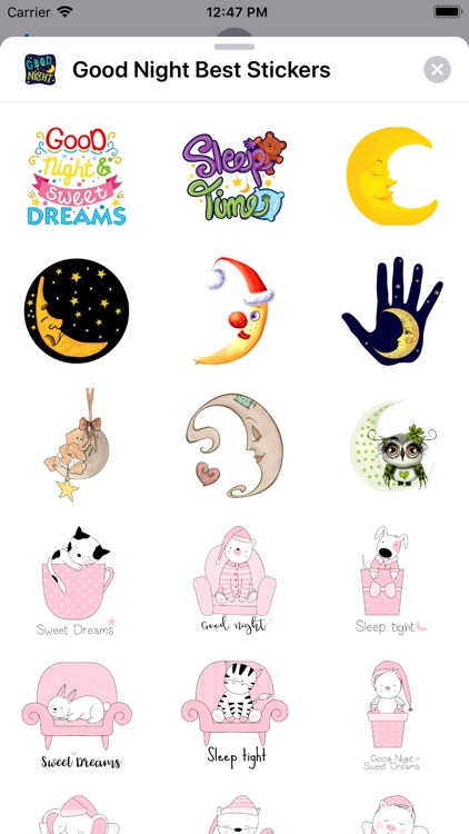 Good Night Best Stickers screenshot-4