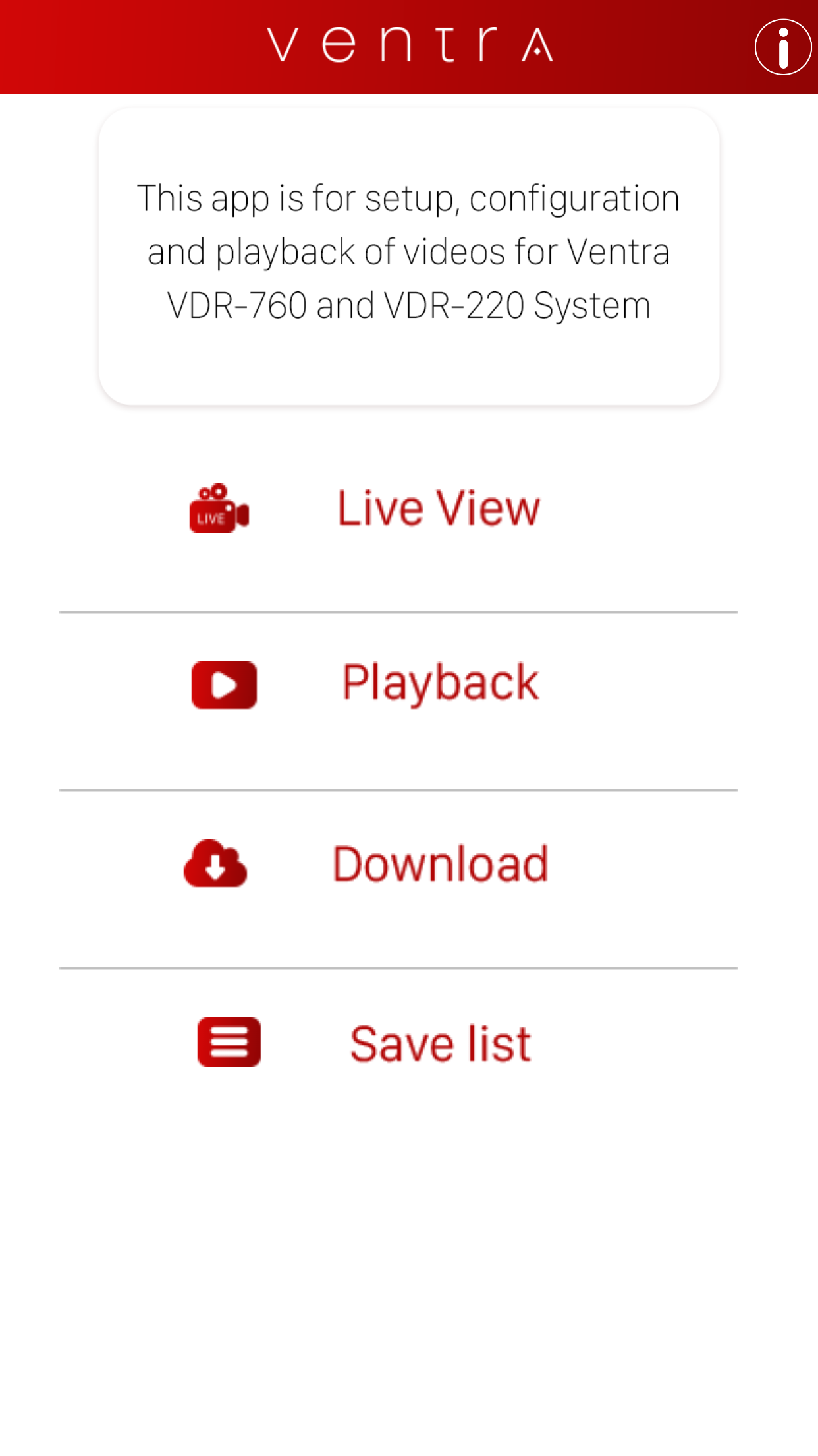 Ventra Config