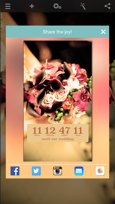 Screenshot #3 pour Wedding Countdown