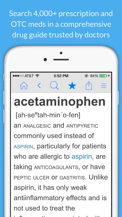 Screenshot #1 pour Medicine Dictionary