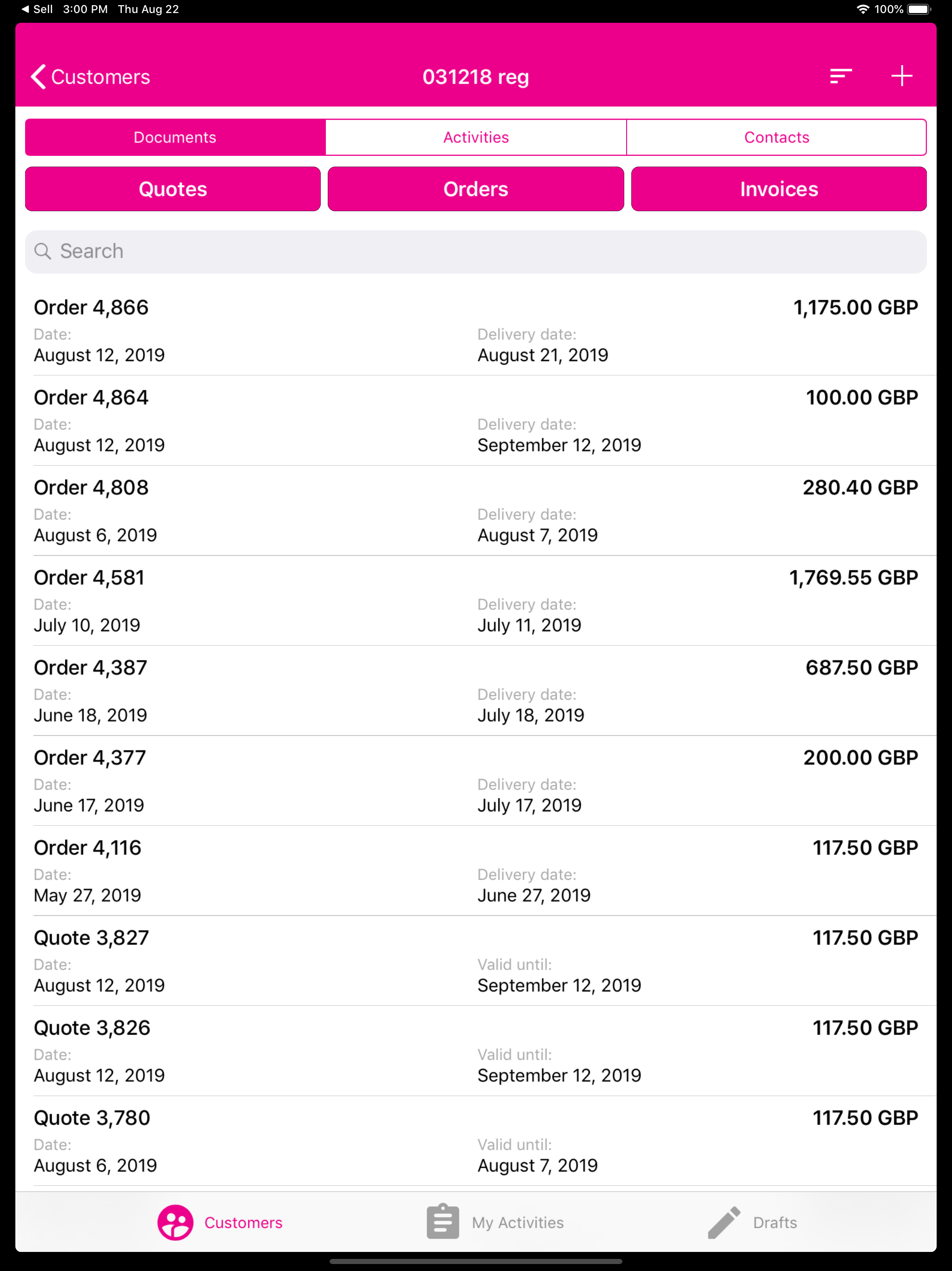 Sell for SAP Business One screenshot 11
