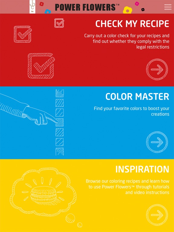 Power Flowers iPad screenshot 1 - Food & Drink app