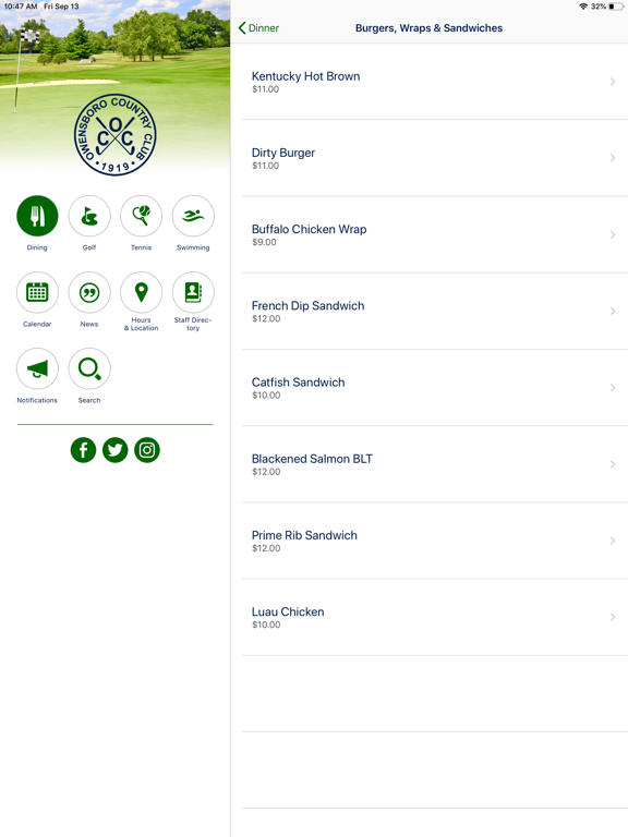 Screenshot #5 pour OCC - Owensboro Country Club