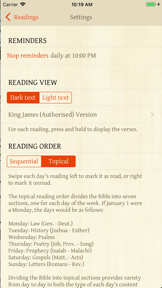 Bible Reading Plan screenshot
