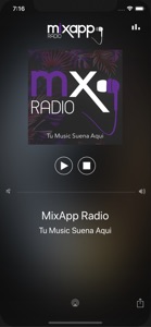 MixApp Radio screenshot #2 for iPhone