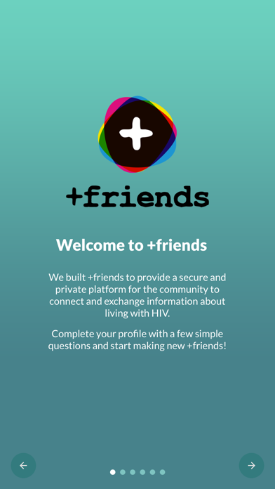Screenshot #1 pour +friends: Living with HIV