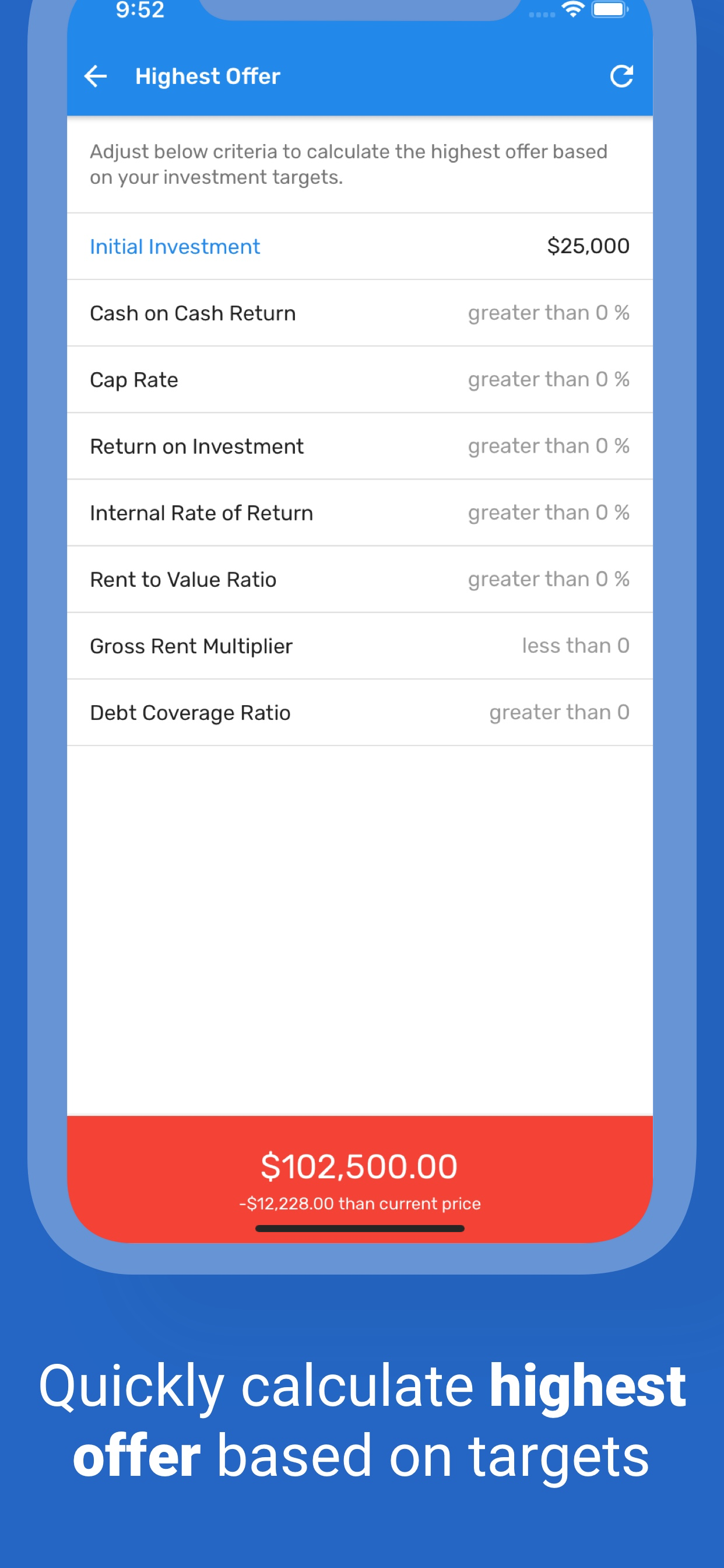 DealCrunch: Analyze Property screenshot 4