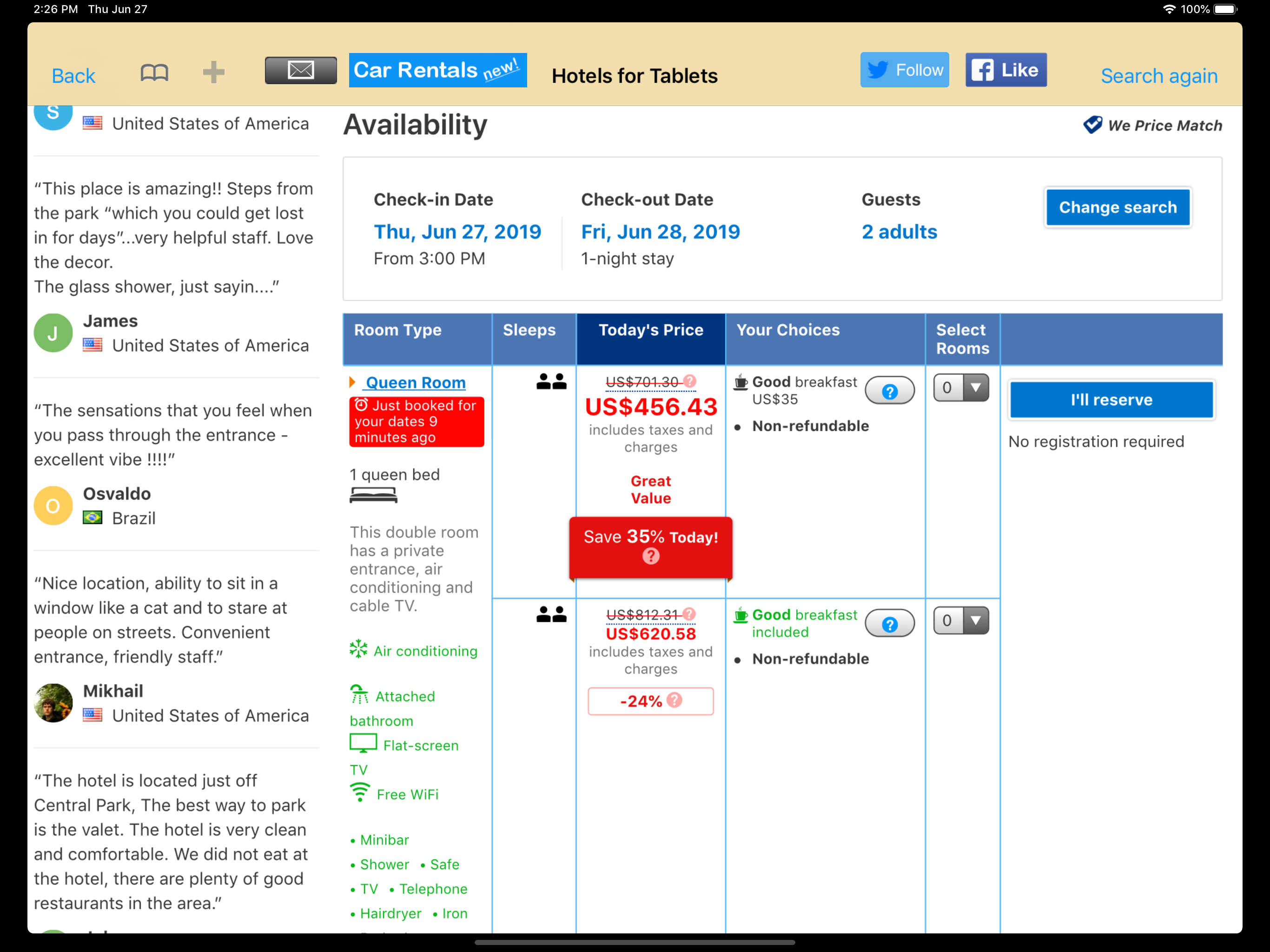 Hotels for Tablets screenshot 12