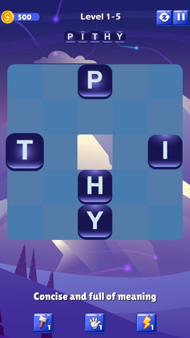 Sliding Words - Brain Game Screenshot