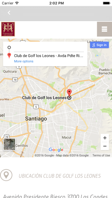 Club de Golf Los Leones Screenshot