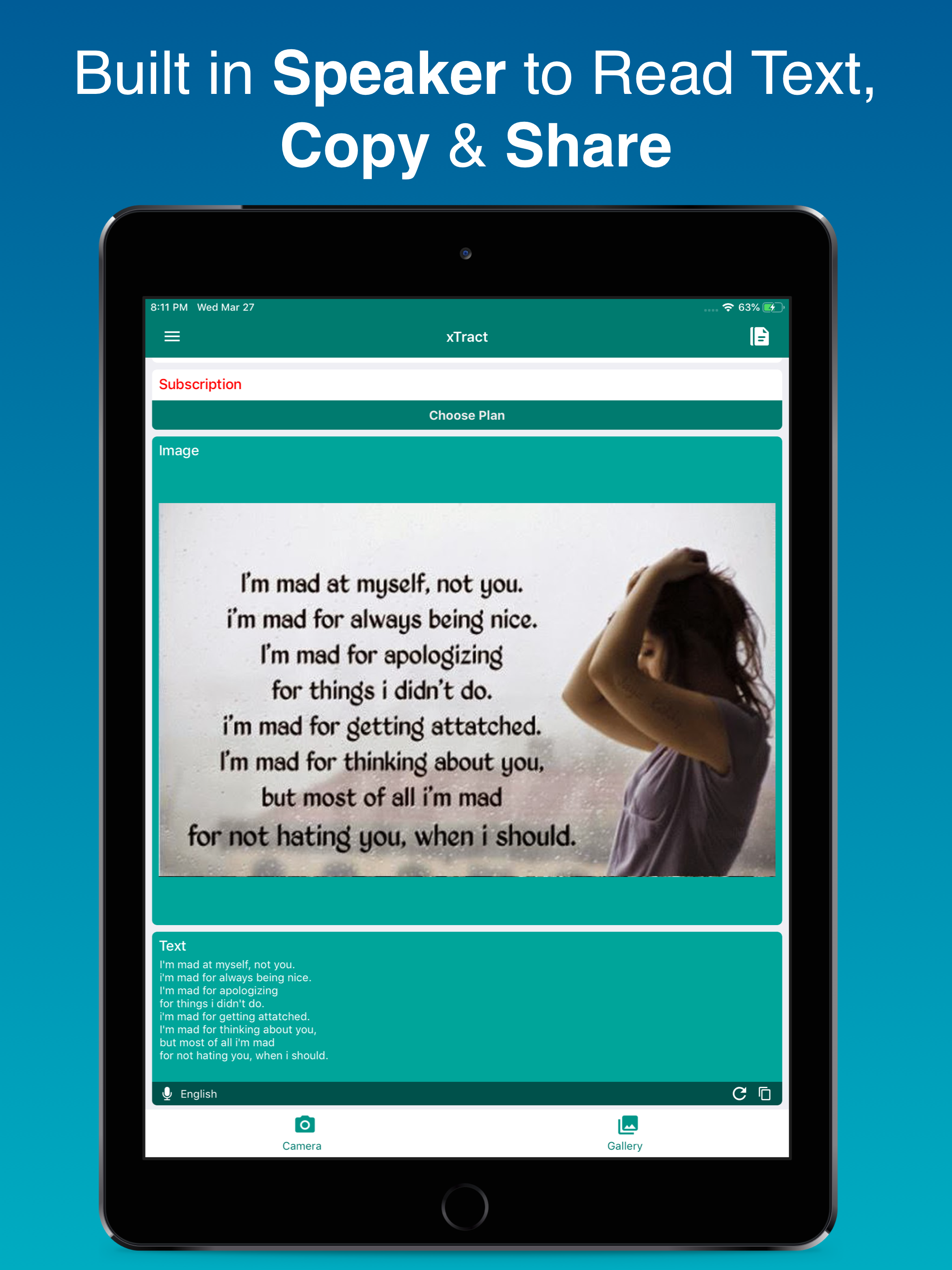xTract - OCR scanner & reader screenshot 11
