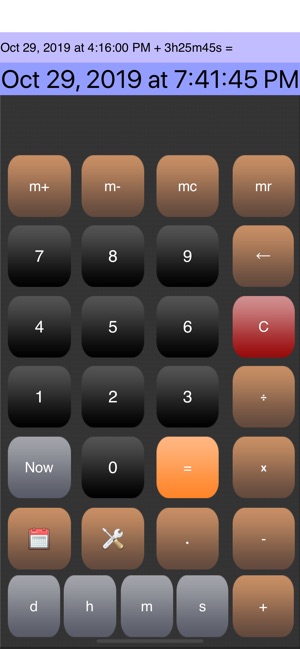 Calcolatrice del tempo su App Store