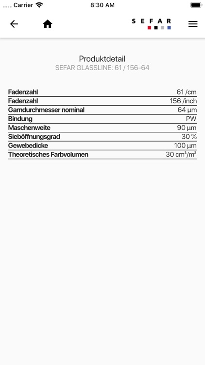 Sefar Mesh App screenshot-4