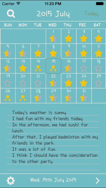English Diary -英語日記 screenshot-3