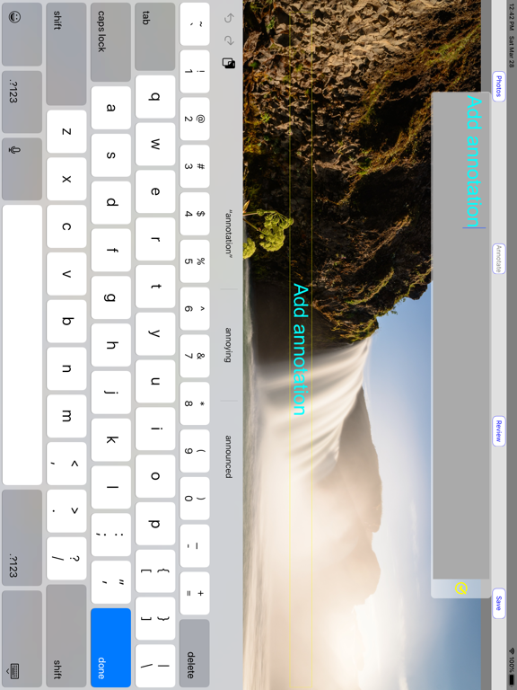 Screenshot #5 pour annotatePhoto