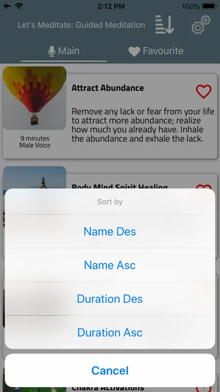 Let's Meditate Guided Meditate screenshot 2 of 4