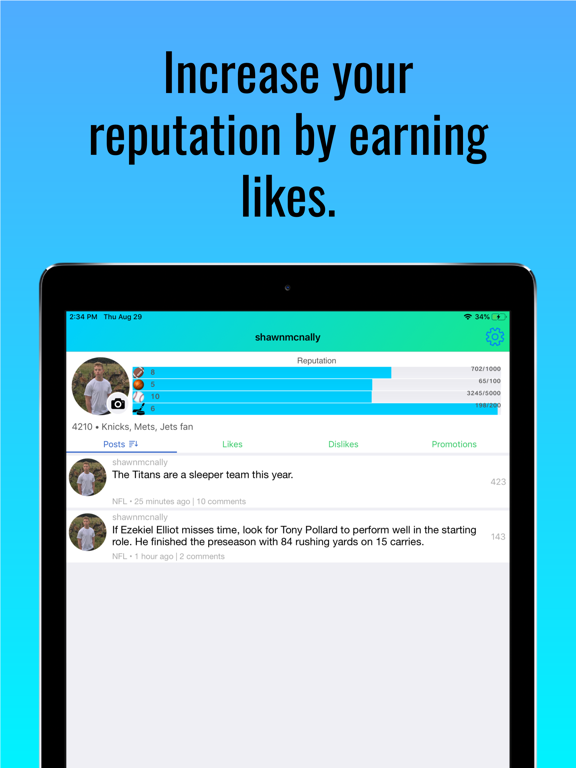 SportsTalk iPad screenshot 4 - Sports app