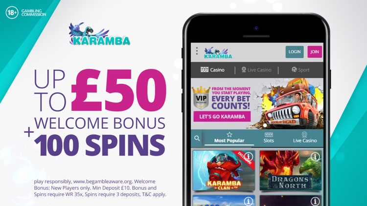 Karamba online casino app download