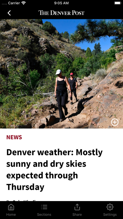Denver Post Screenshot