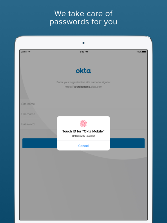 Screenshot #4 pour Okta Mobile