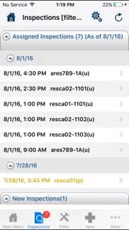 inspection mobile iphone screenshot 2