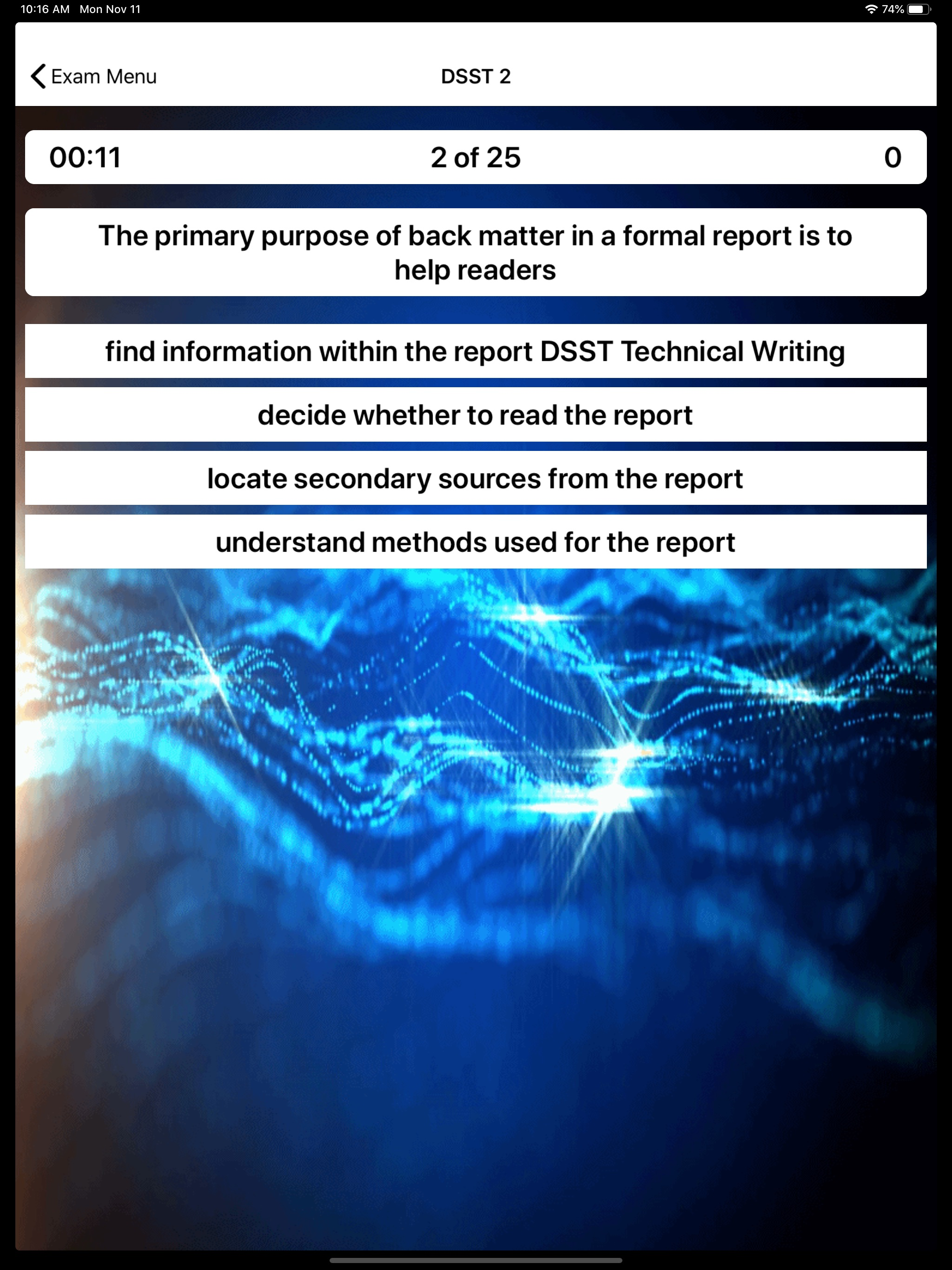 DSST Technical Writing Prep screenshot 13