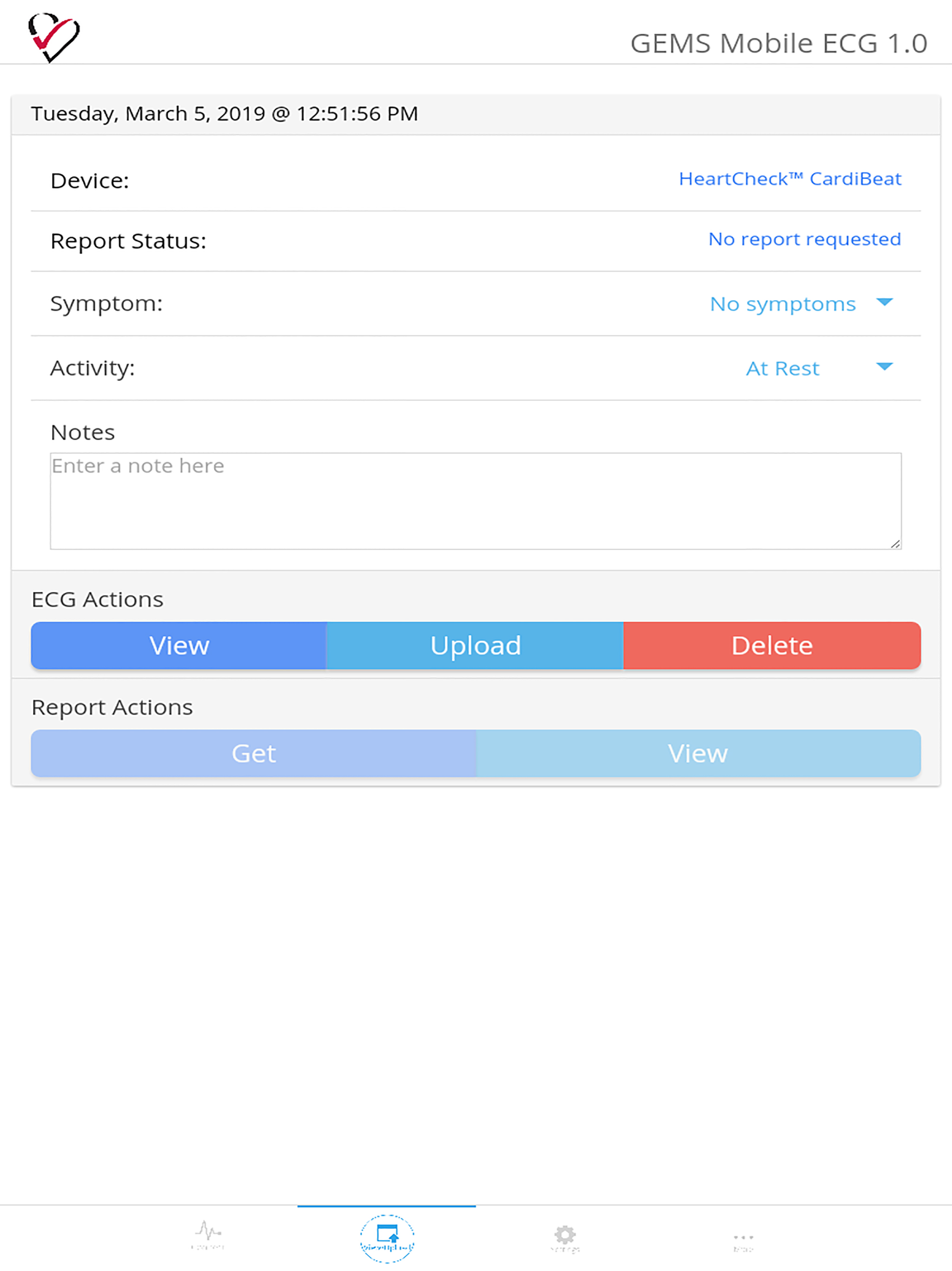 GEMS Mobile ECG screenshot 11