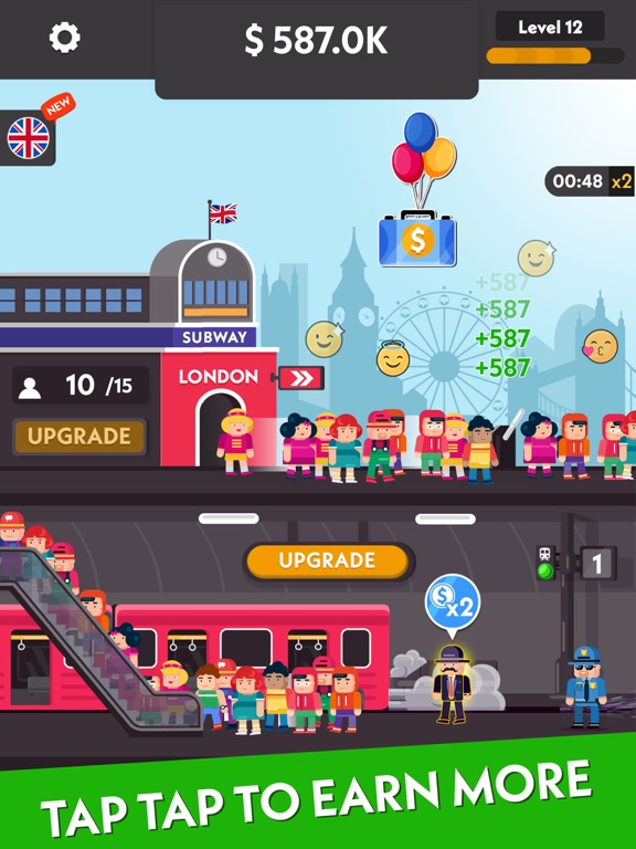 Screenshot #4 pour Idle Subway Tycoon