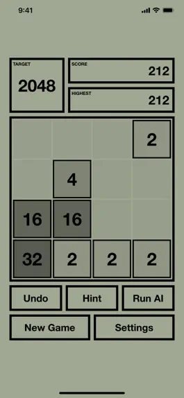 Game screenshot 2048X AI - 2048 with AI solver mod apk