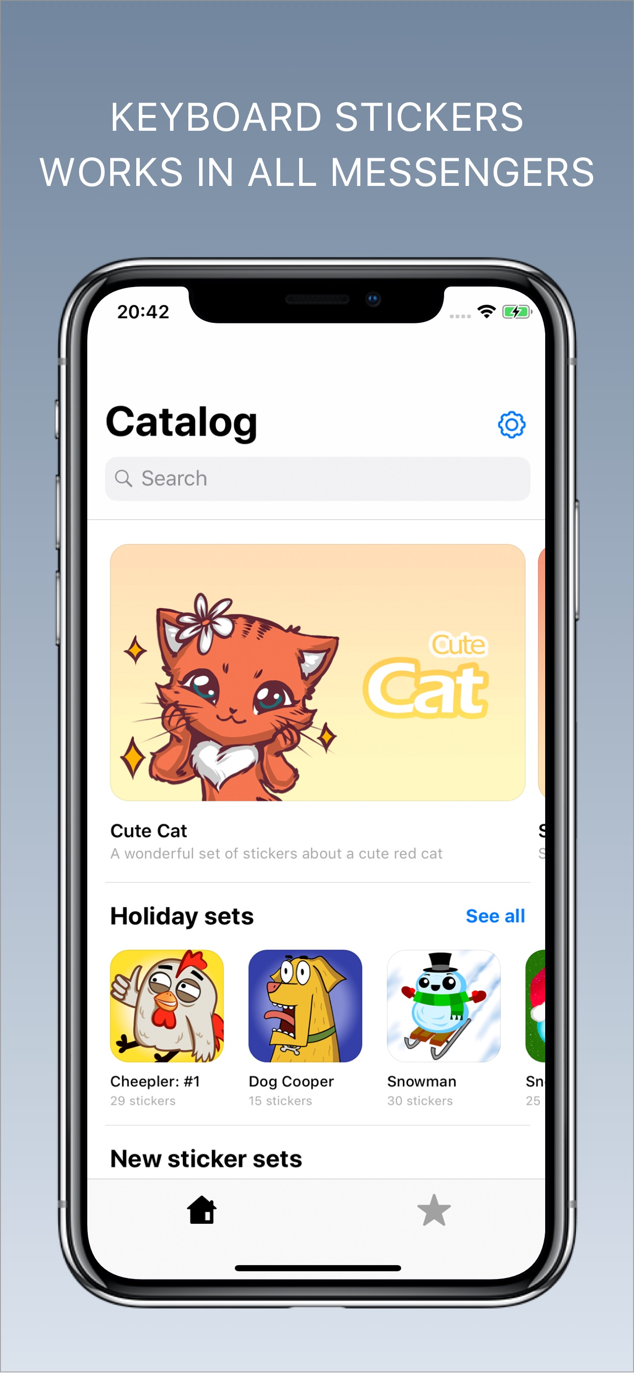 Sticker sets - Emoji keyboard