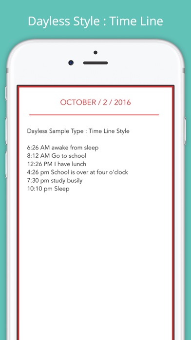 Dayless - Simple Diary App Screenshot