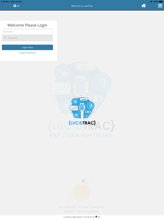 LucidTrac iPad screenshot 1 - Business app
