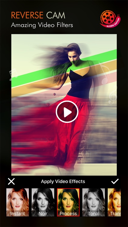 Reverse Cam- Slow Motion Video